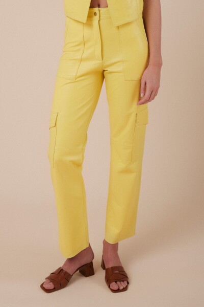 PANTALON CARGO INA LIMON