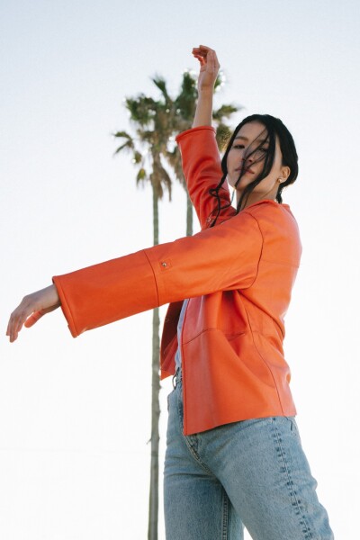 CHAQUETA CATALINA NARANJA